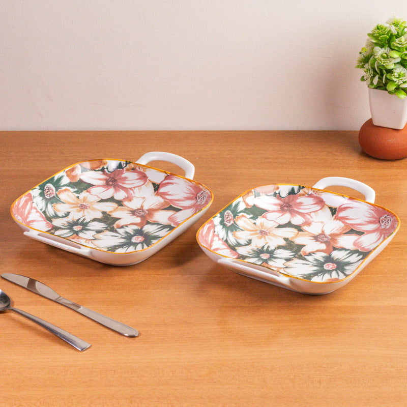 Blush Flora Porcelain Platter - Set Of Two media 3