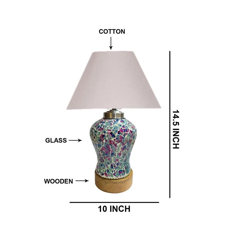 Terron Wooden Table Lamp - Multicolor media 7