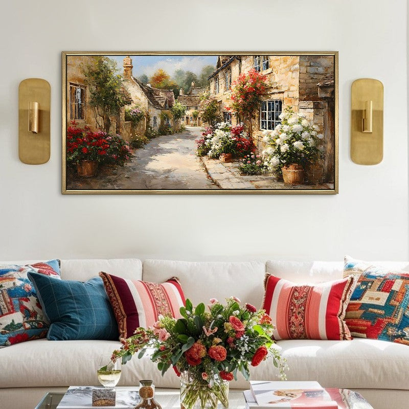 Flower Valley European Cottage Wall Art