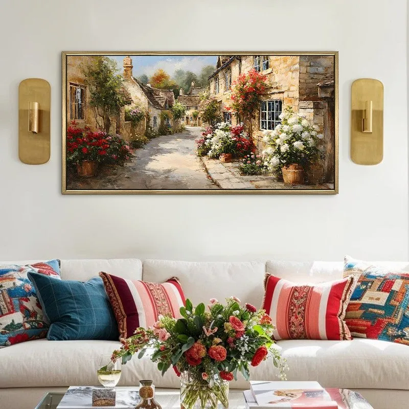 Flower Valley European Cottage Wall Art media 1