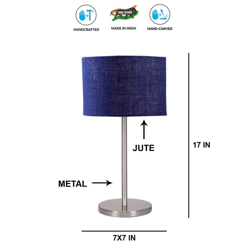Noctra Dusk Glow Metal Table Lamp - Blue media 8