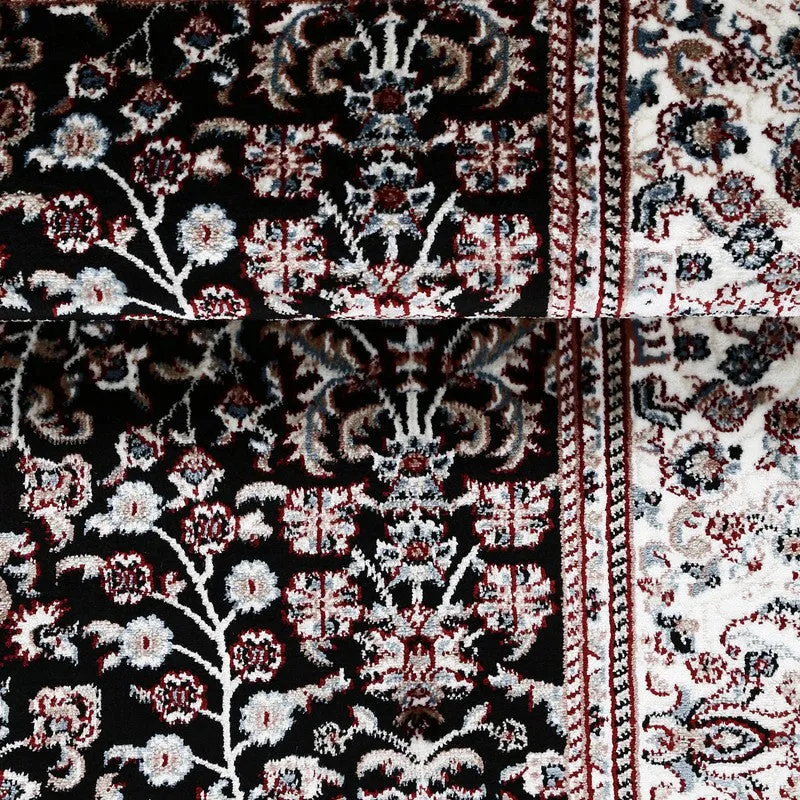 Noorvan Art Silk Carpet - Black media 8