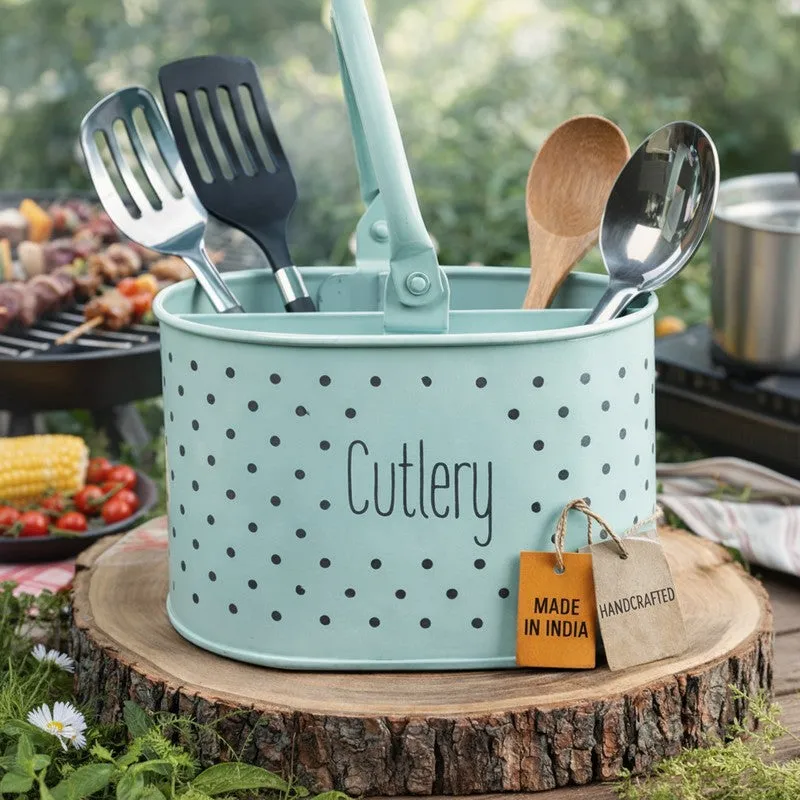 SmartStore Space-Saving Multi-Use Cutlery Stand - Blue media 3