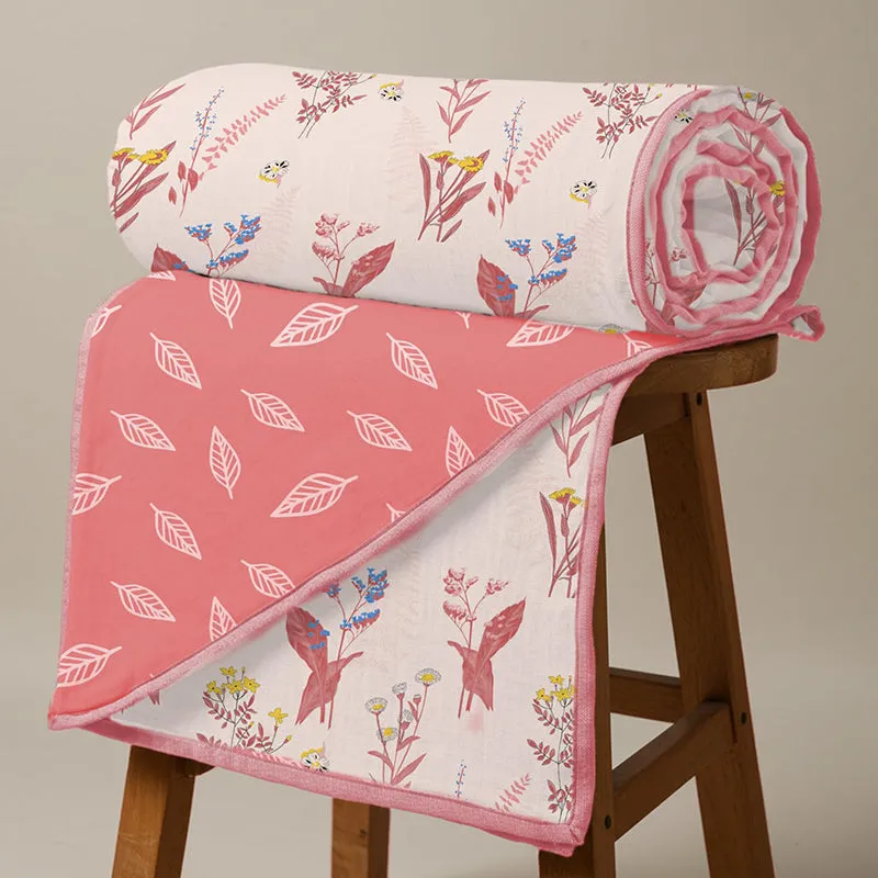 Urban Space Whisper Reversible Dohar - Pink media 3