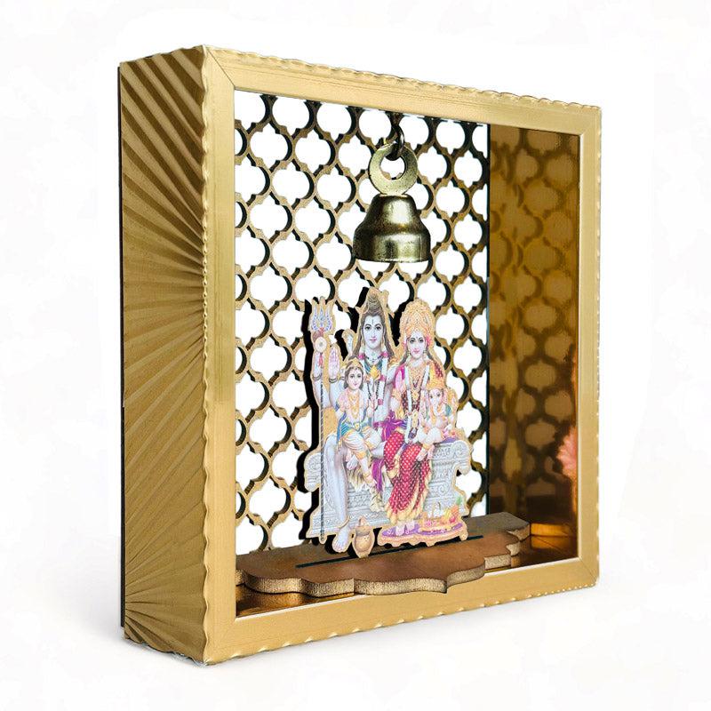 Shiva Parvati Wall Mounted Mandir media 4