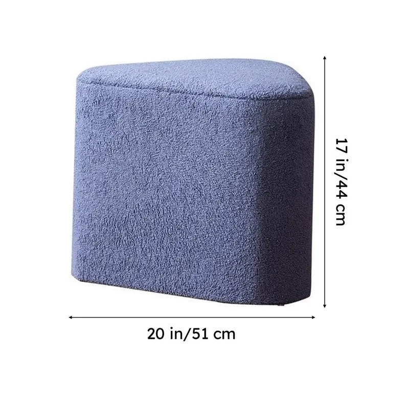Plush Seat Pouffe - Blue media 9