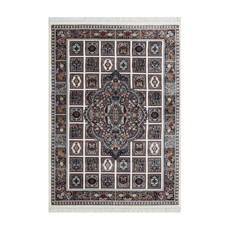 Ethnique Artificial Silk Carpet