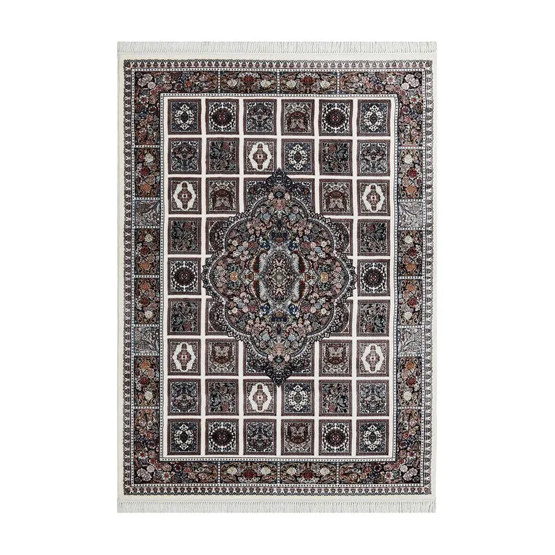 Ethnique Artificial Silk Carpet media 1