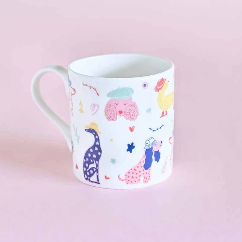Dog Ceramic Coffee Bone China Coffee Mug (300 mL) media 3