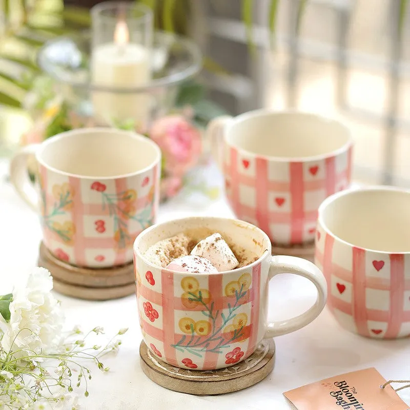 Blossom Ceramic Coffee Mug (500 mL Each) - Set Of Two media 6