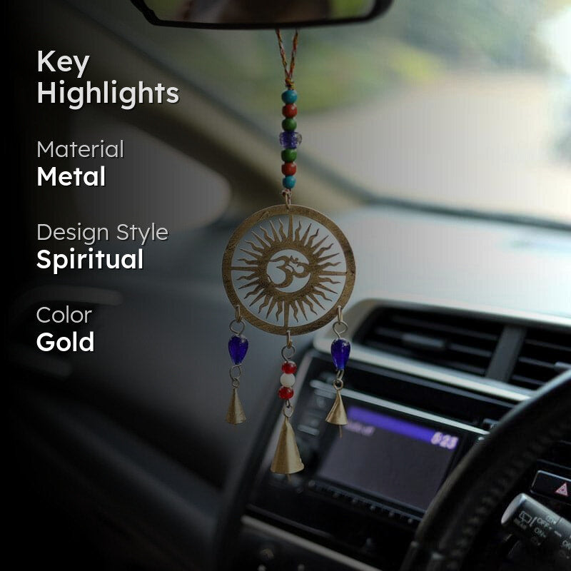 Om Chakra Car Dream Catcher media 2