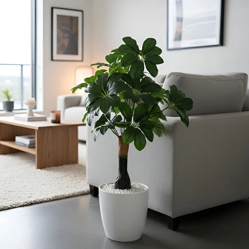 AarviDecor Fresh Leaf PVC Artificial Plants media 5