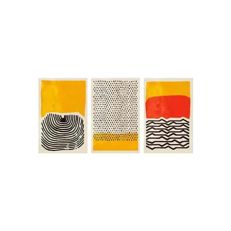 Mindfulness Poly Canvas Wall Art - Set of Three media 5