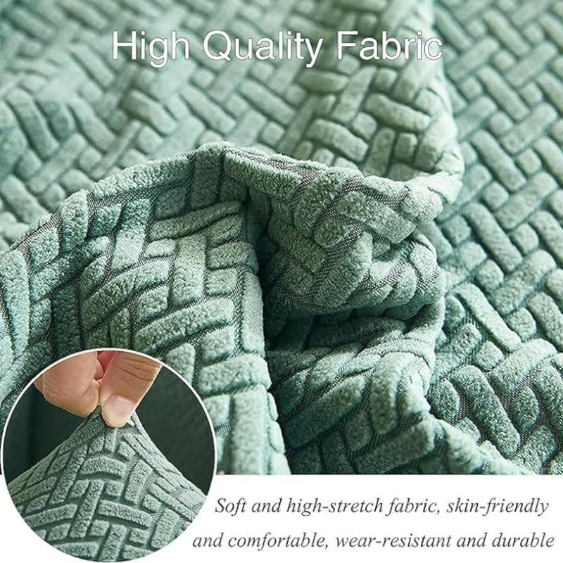 Rubina Polar Fleece Sofa Cover - Pastel Green image 4