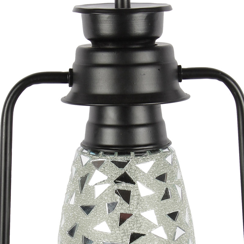 Dvija Mosaic Lantern Iron Wall Lamp - Black media 6