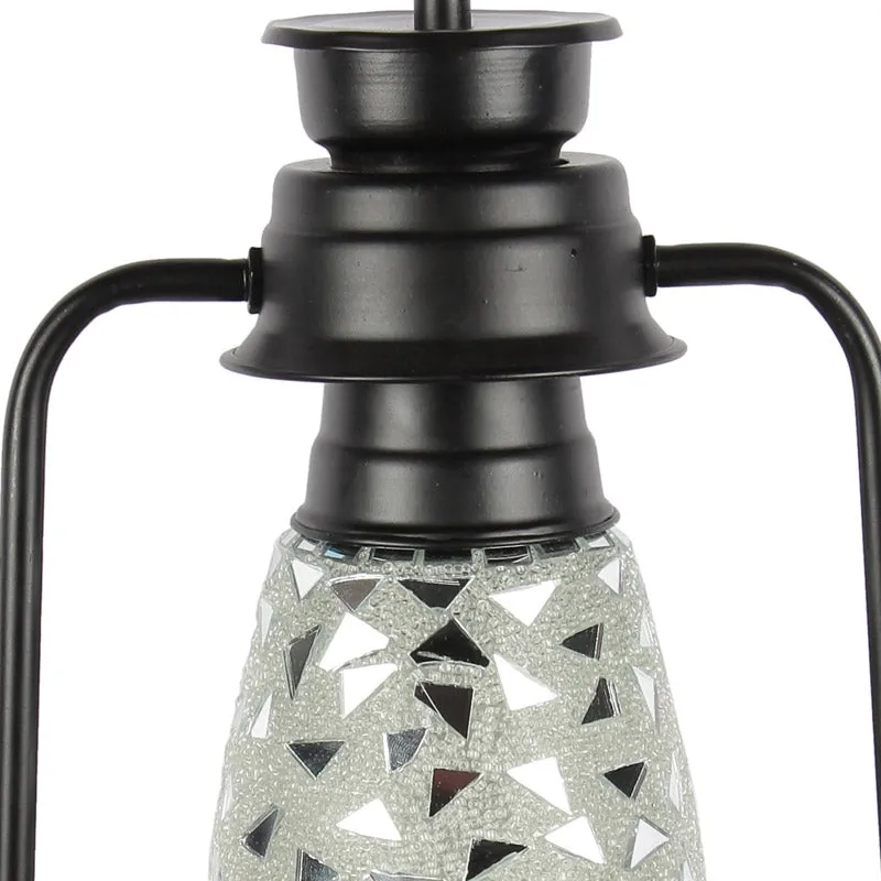 Dvija Mosaic Lantern Iron Wall Lamp - Black media 6
