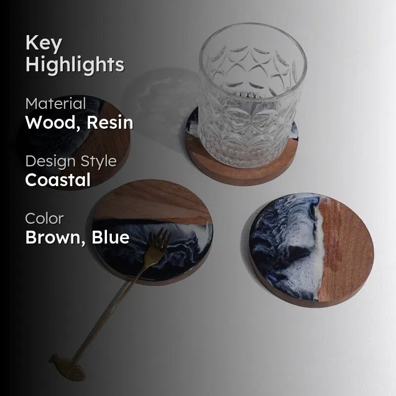 Ocean Current Coaster - Set Of Four media 2
