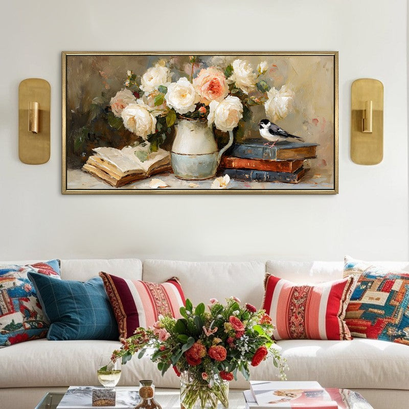 Serene Stillness Canvas Wall Painting With Frame
