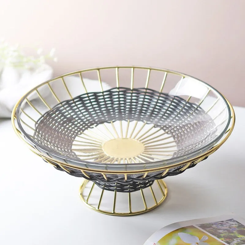 Elowen Regent Large Fruit Bowls - Gold media 3