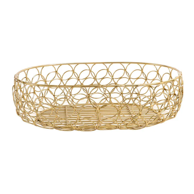 Flavio Fruit Basket - Gold media 6