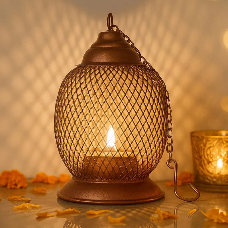 Aura Flick Tea Light Candle Holder (Copper) - Set Of Two media 3