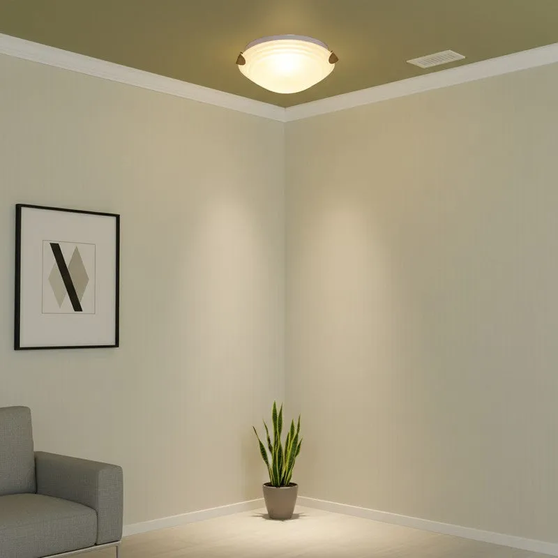 Classic Dome Glass Ceiling Lamp media 1