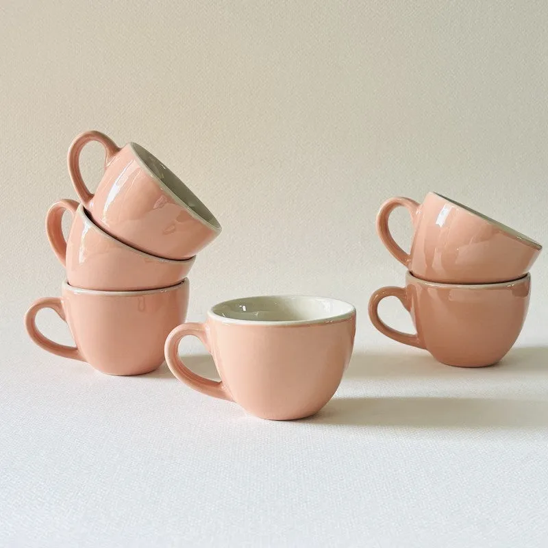 Aroma Ceramic Tea Cup (180 mL Each) - Set Of Six media 4