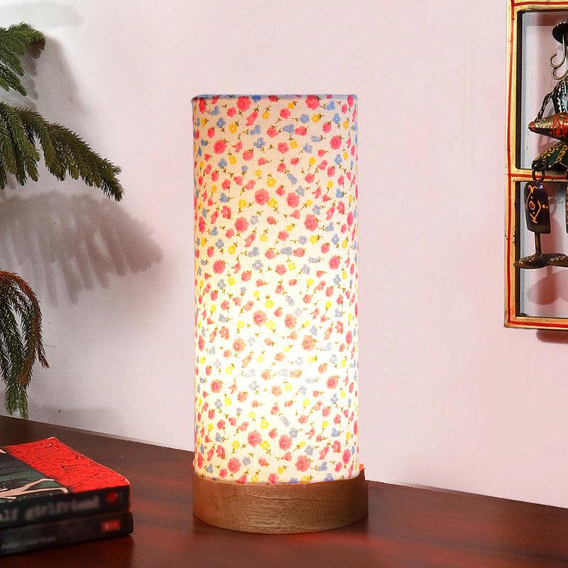 Color Splash Nyra Tower Wooden Table Lamp - Multicolor