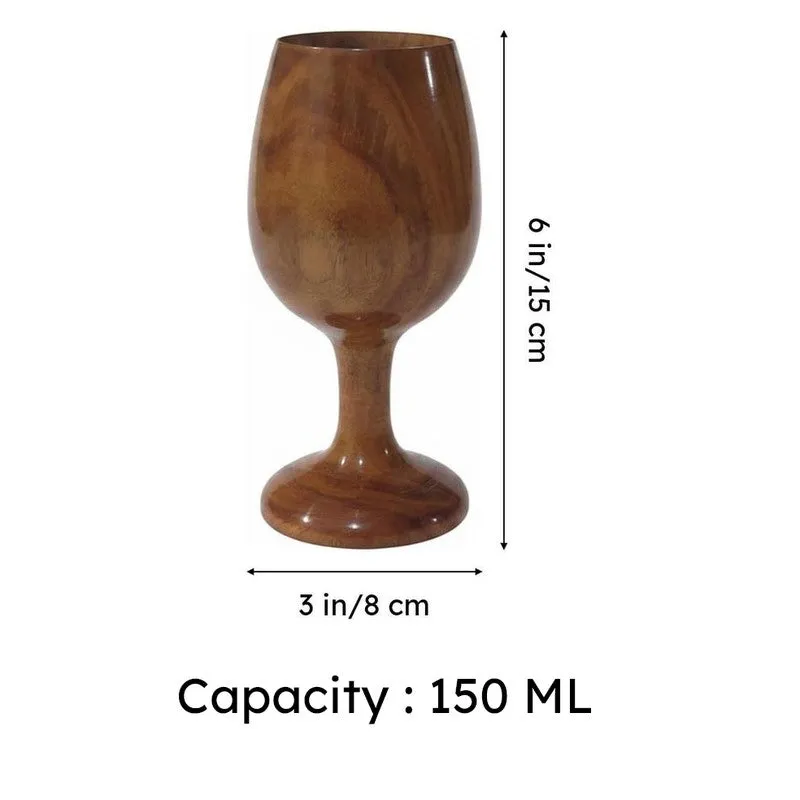 OakSip Wood Wine Glass media 7