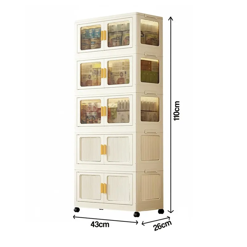 Cabinex Beige Foldable Plastic Racks media 6