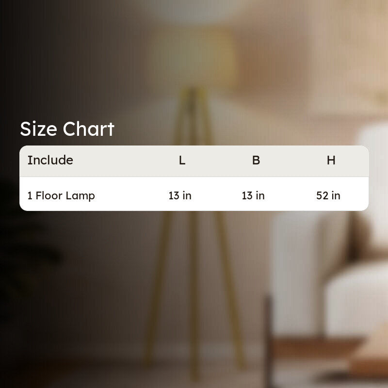 Sleekie Tripod Floor Lamp - Gold & White media 8