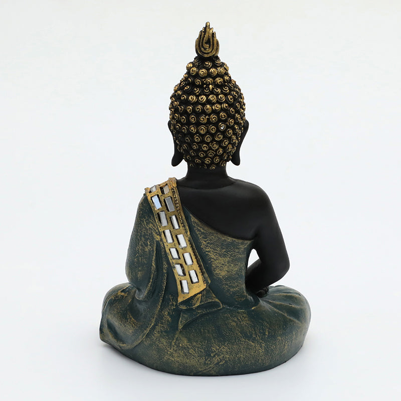 Gautama Buddha Idol - Green image 5