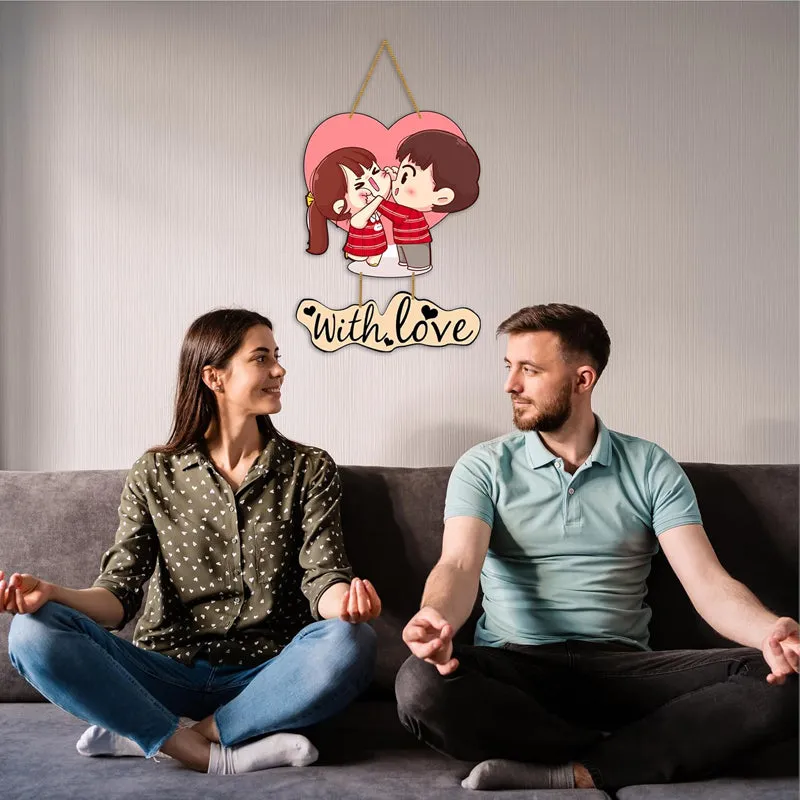 Couple With Love I Polyester & MDF Wall Hanging media 5