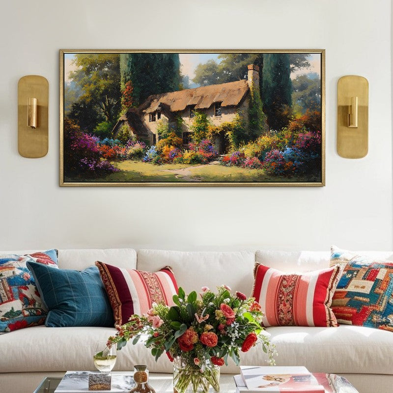 Floravale Canvas Wall Painting With Frame