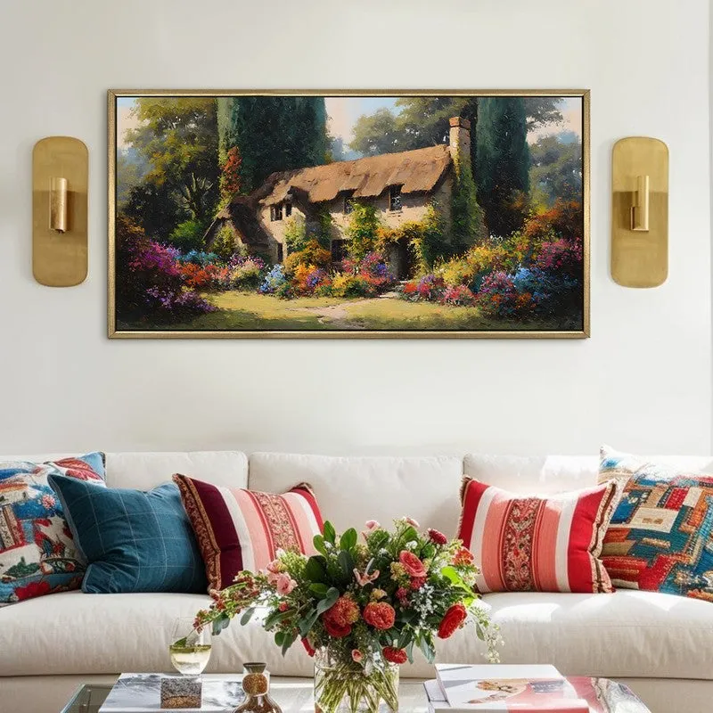 Floravale Canvas Wall Painting With Frame media 1