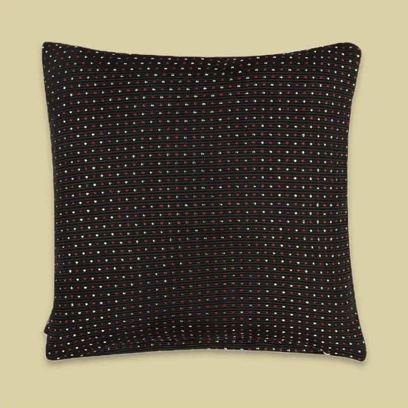 Dots & Dots Cushion Cover - Black - Set Of Five media 1