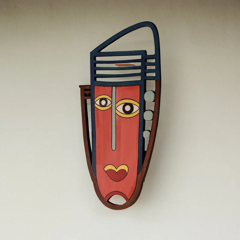 Rachelanne Mask Wooden Wall Accent media 1