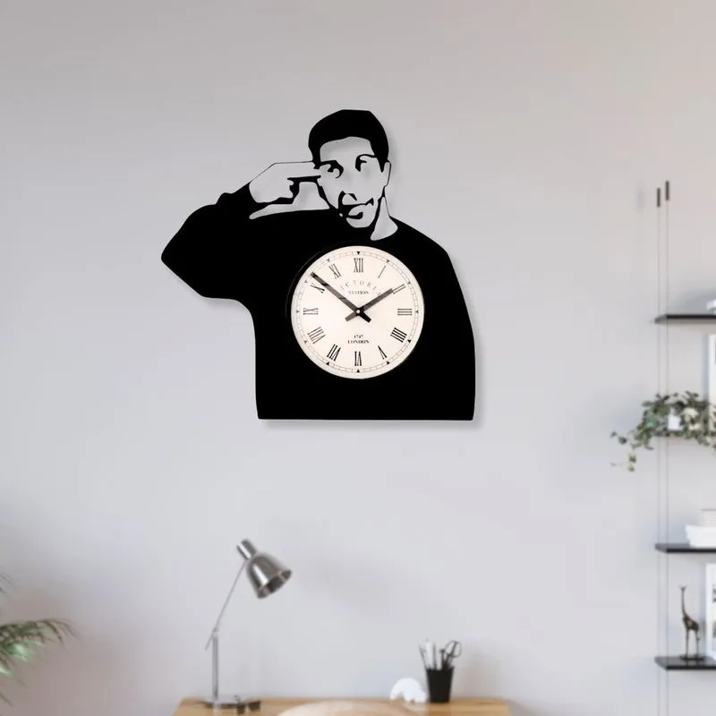 Attitude Steel Analog Wall Clock - Black media 3