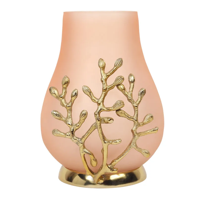 Roscoe Branched Glass Vase - Peach media 3
