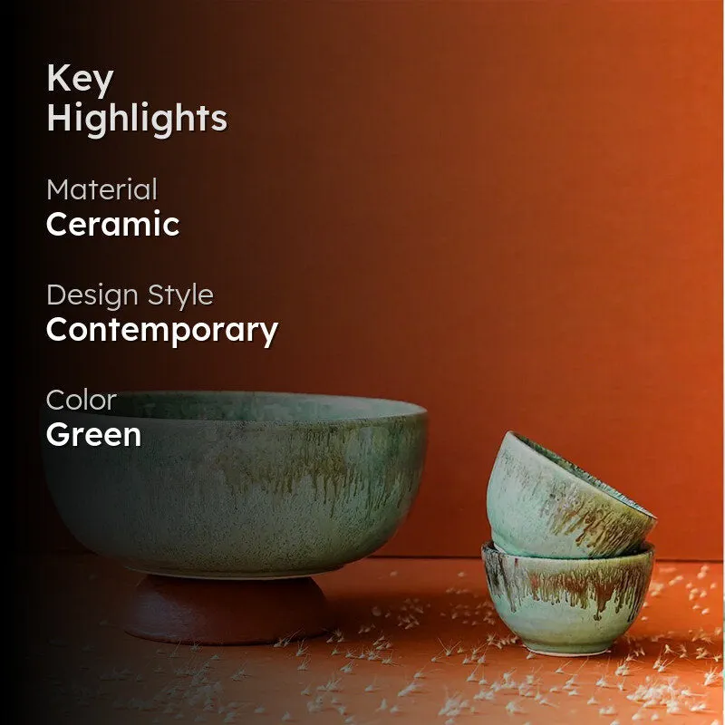 Peppa Handmade Serving Bowl - 800 ML media 2