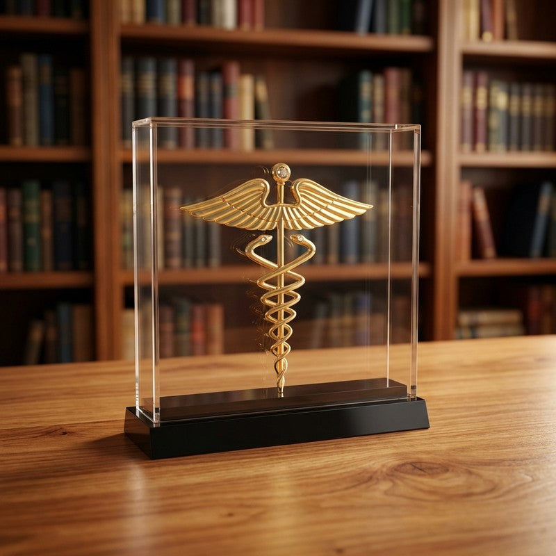 Royal Medico 24K Gold Plated Mild Steel Showpiece