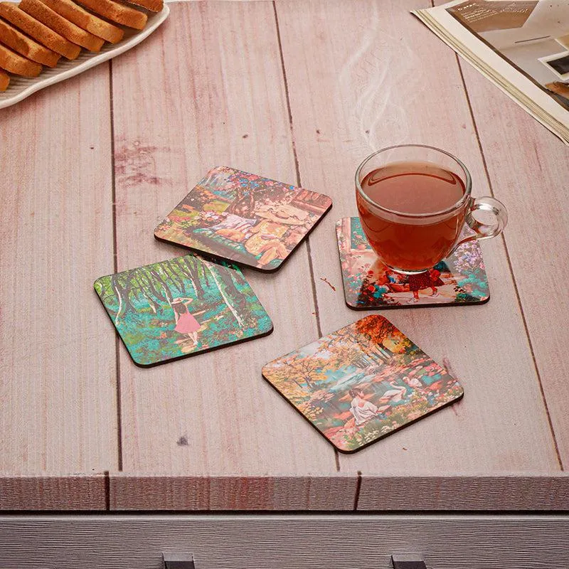 Laima Wood Coaster - Set Of Four media 1