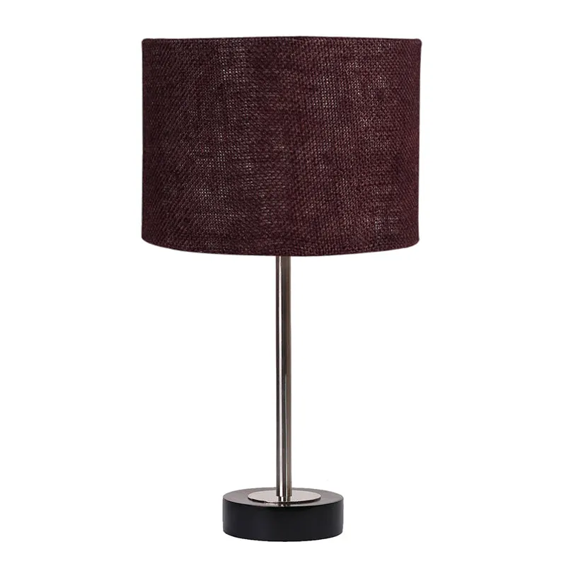 Sienna I Rodin Wooden Table Lamp - Brown,Silver,Black media 4