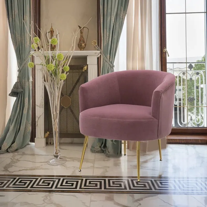 Stylo Neem Wood Accent Chair - Purple media 3