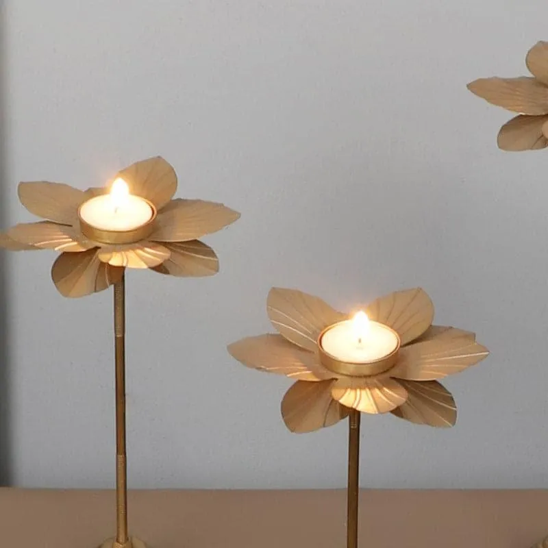 Florencia Tealight Candle Holder - Set Of Three media 3