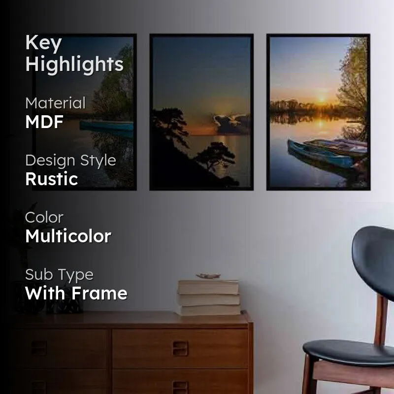 Boatride Wall Art - Set Of Three media 2