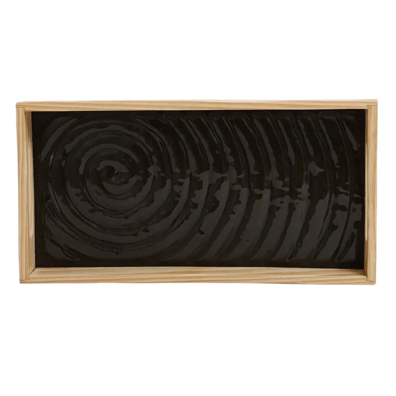 Nyma Spiral Serving Tray - Black media 4