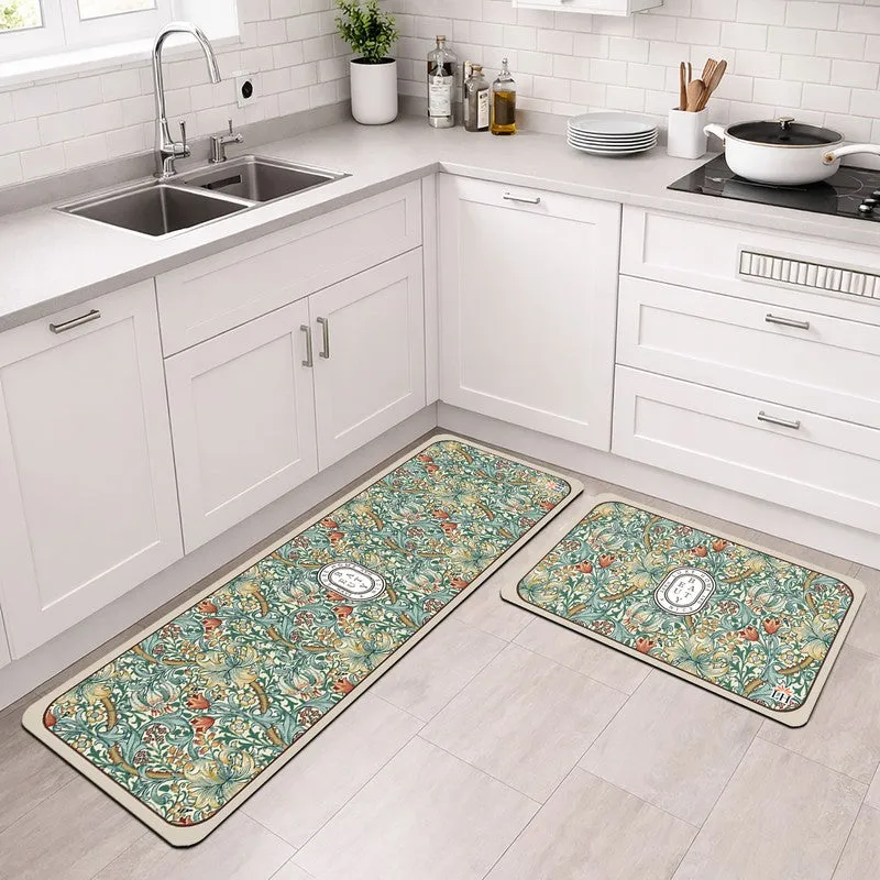 FloraNest Rubber Kitchen Floor Mats - Set of Two media 1