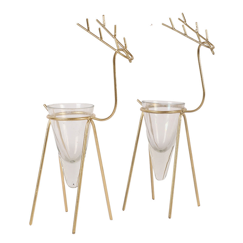 Stag-gering Light Candle Holder - Set Of Two media 3