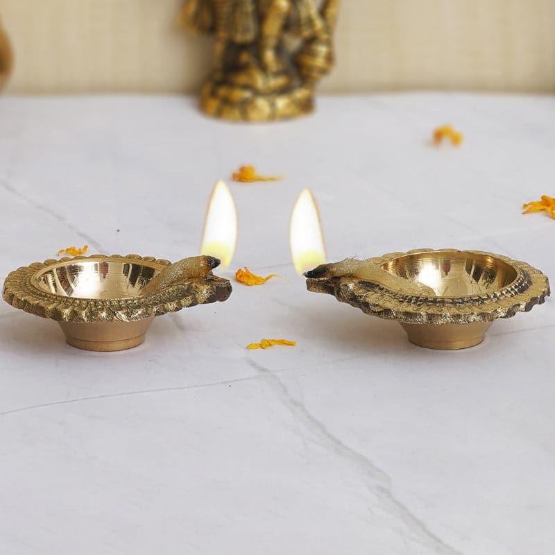 Dyota Decorative Diya - Set Of Two